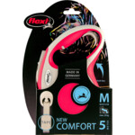 Flexi Rollijn New Comfort Tape 5 mtr tot 25 kg Rood
