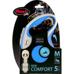 Flexi Rollijn New Comfort Tape 5 mtr tot 25 kg Blauw