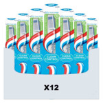 12x Aquafresh Tandenborstel Clean Control Soft