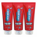 3x Wella New Wave Rock & Hold Ultra Strong Gel