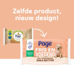 12x Page Vochtig Toiletpapier Fris en Voedend - 19.71 euro