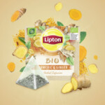 3x Lipton Kruidenthee Turmeric & Ginger - 7.48 euro