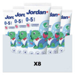 8x Jordan Tandpasta Kids 0-5 jaar