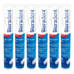 6x Steradent Triple Action Plus Kunstgebit Reiniger