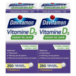 Plein <b>2x</b> Davitamon Vitamine D3 Vanaf 50 Jaar aanbieding