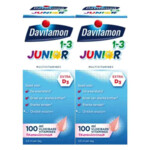 Plein <b>2x</b> Davitamon Junior 1+ Framboos aanbieding