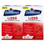 Plein <b>2x</b> Davitamon IJzer Met Vitamine B12 aanbieding