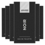 6x Amando Noir Eau de Toilette
