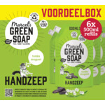 6x Marcel&#039;s Green Soap Handzeep Tonka &amp; Muguet Navul Stazak  500 ml