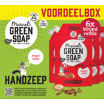 6x Marcel&#039;s Green Soap Handzeep Argan &amp; Oudh Navul Stazak  500 ml