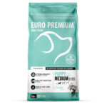 Euro-Premium Puppy Medium Kip - Rijst