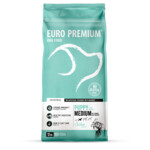 Euro-Premium Puppy Medium Kip - Rijst
