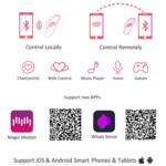 Magic Motion Flamingo Vibrerende Bullet App Bedienbare App Bedienbare - 56.99 euro