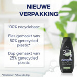 5x Schwarzkopf Men Shampoo 3 in 1 Hair-Body-Face Charcoal + Clay - 13.89 euro