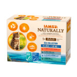 Plein Iams Naturally Multipack Adult Sea Collection aanbieding