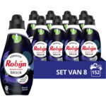8x Robijn Klein &amp; Krachtig Wasmiddel Black Velvet  665 ml