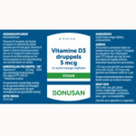 Bonusan Vitamine D3 5 mcg - 11.59 euro
