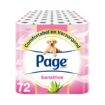 Plein 12x Page Toiletpapier Sensitive Aloe Vera aanbieding