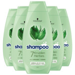 5x Schwarzkopf 7 Kruiden Shampoo  400 ml