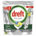 Dreft Platinum All In One Vaatwascapsules Citroen