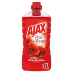 Ajax Allesreiniger Fete de Fleur Rode bloemen  1 liter