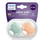 Plein Philips Avent Ultra Soft Fopspeen 0-6 maanden Jongen/Meisje aanbieding