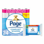 Page Vochtig Toiletpapier & Toiletpapier compleet schoon Pakket