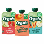 Organix Knijpfruit Appel, Aardbei en Zoete Aardappel 12+m Pakket - 3.86 euro