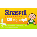 Sinaspril Paracetamol 120mg Zetpil  10 stuks