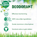 6x Happy Earth 100% Natuurlijke Deodorant Balm Jasmine Ho Wood - 51.87 euro