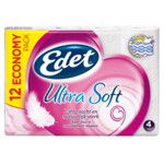 Plein 6x Edet Toiletpapier Ultra Soft 4-laags aanbieding