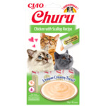 Ciao Kattensnack Churu Kip - Sint Jacobsschelp  60 gr