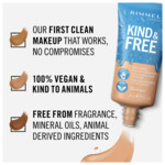 Rimmel KIND & FREE Vegan Foundation 504 Deep Mocha - 11.95 euro
