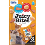 6x Inaba Kattensnack Juicy Bites Vis - Mossel