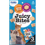 6x Inaba Kattensnack Juicy Bites Krab - Sint Jacobsschelp