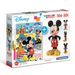 Clementoni Mickey Mouse -  3D Model  - 104 stukjes