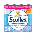 Plein Page Scottex Toiletpapier Complete Clean aanbieding