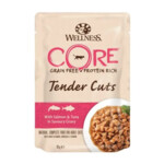 Wellness Core Kattenvoer Tender Cuts Zalm - Tonijn  85 gr