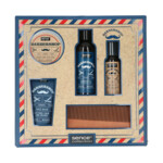 Sence Collection Geschenkset Barber Timeless Memories Aftershave Balsem + 2-in-1 Shampoo en douchegel + Baardolie + Baard en Haar wax