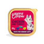 Edgard & Cooper Kattenvoer Senior Pate Kip - Kalkoen