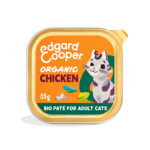 Edgard &amp; Cooper Kattenvoer Adult Pate Biologische Kip  85 gr