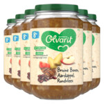 6x Olvarit Maaltijd 8m Bruine bonen Appel Rundvlees Aardappel - 11.83 euro