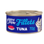 24x Edgard & Cooper Kattenvoer Fillets Tonijn 70 gr