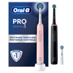 Oral-B Elektrische Tandenborstel Pro 3 3900 Duo Zwart &amp; Roze  1 set