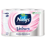 Nalys Velours Toiletpapier in 50% Hazy Poly 3-laags  6 stuks