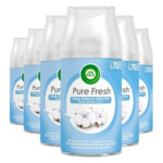 6x Air Wick Freshmatic Pure Fresh Navulling Zachtheid van Katoen