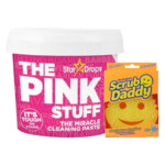 Scrub Daddy Spons & The Pink Stuff Schoonmaak Pasta Pakket