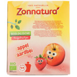 3x Zonnatura Knijpfruit Appel/Aardbei Biologisch - 12.42 euro