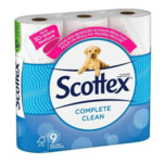 Plein Page Scottex Toiletpapier Complete Clean 2-laags aanbieding