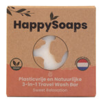 HappySoaps 3In1 Travel Wash Bar Sweet Relaxation
